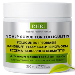 Rida Hair Research Institute front packaging showing product benefits and branding