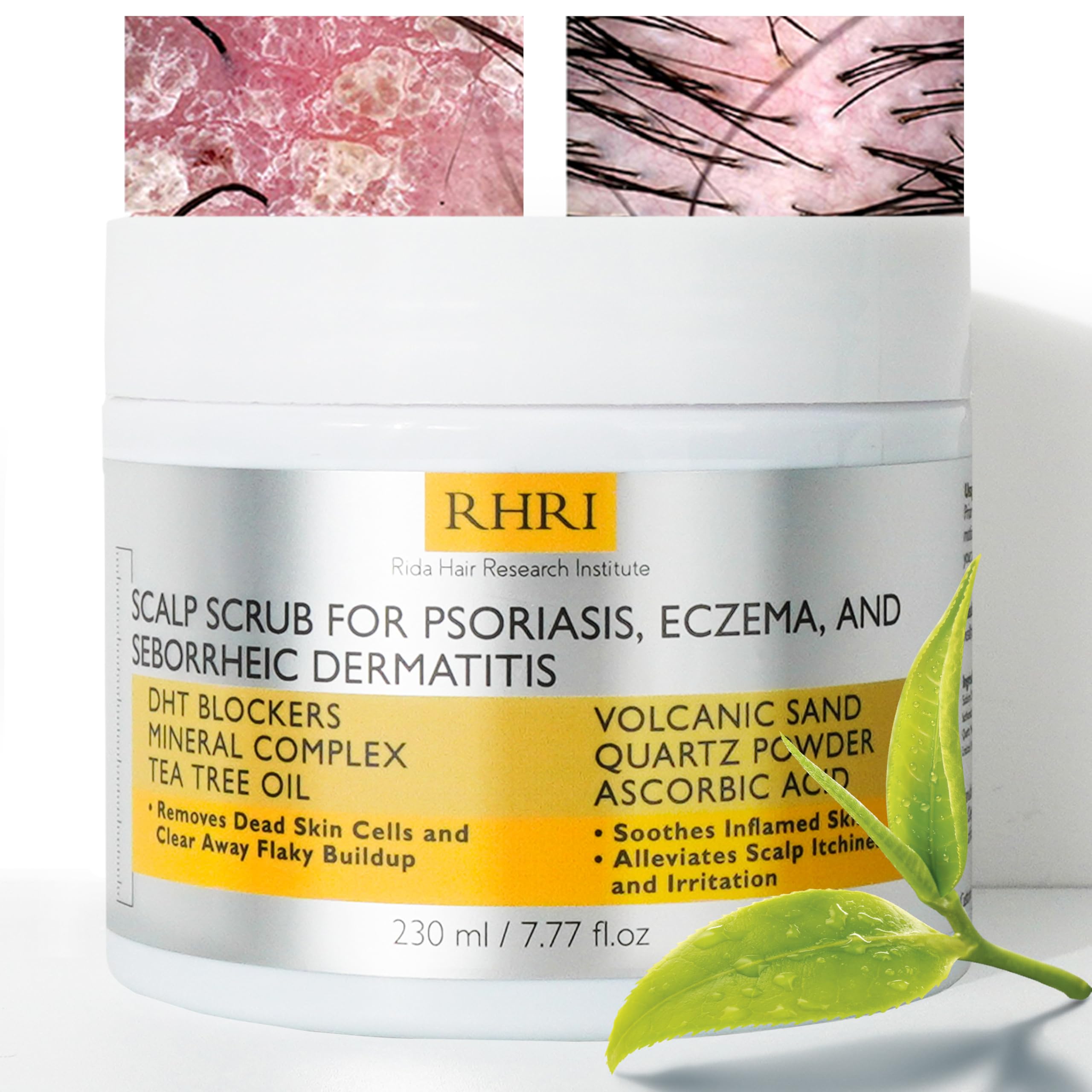 Rida Hair Research Institute front packaging showing product and benefits