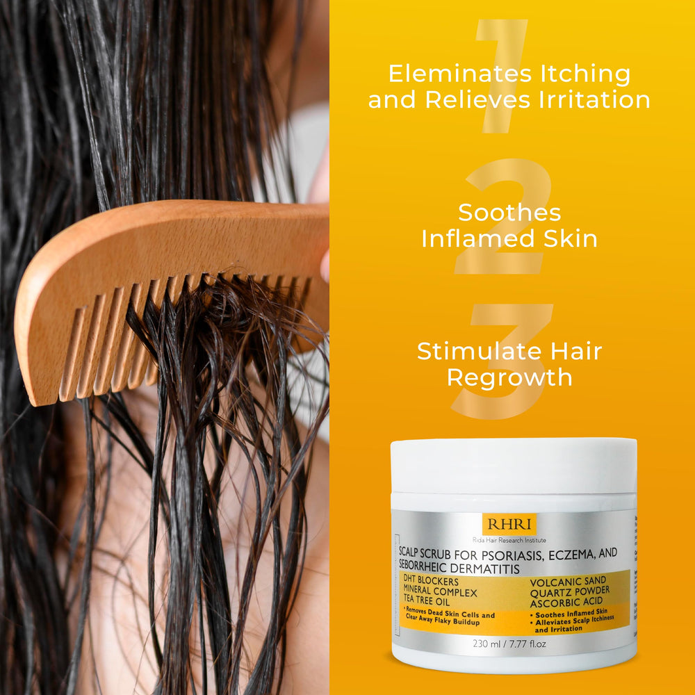 Rida Hair Research Institute label and ingredient detail for informed ingredient choices