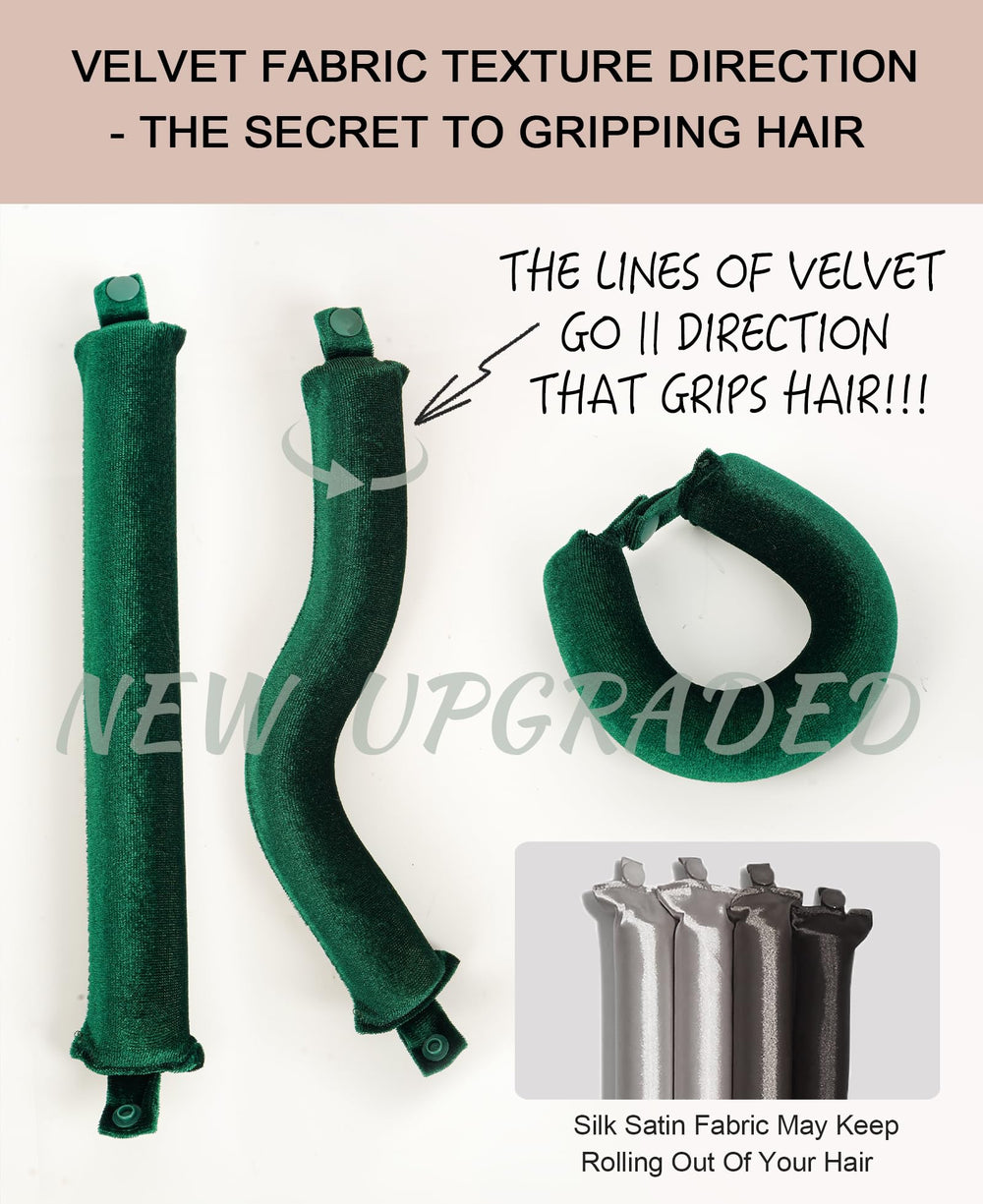 RIFFIN satin wrap headscarf included to protect hair and reduce friction overnight