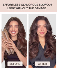 RIFFIN silk headband paired with rods reducing friction and boosting shine