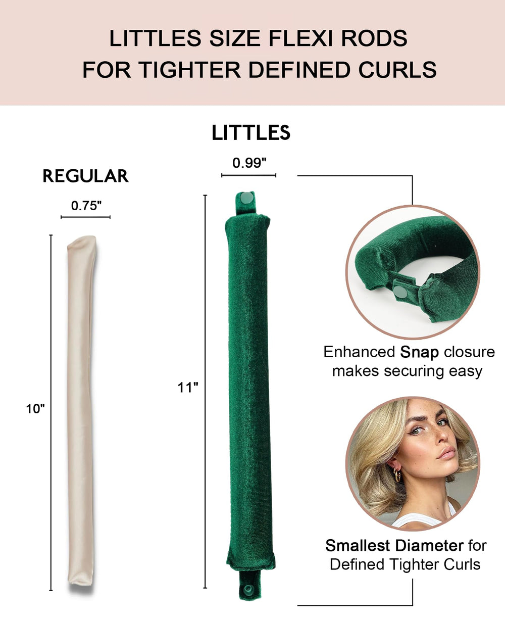 RIFFIN snap-button closure detail that keeps rods fastened during sleep for reliable hold