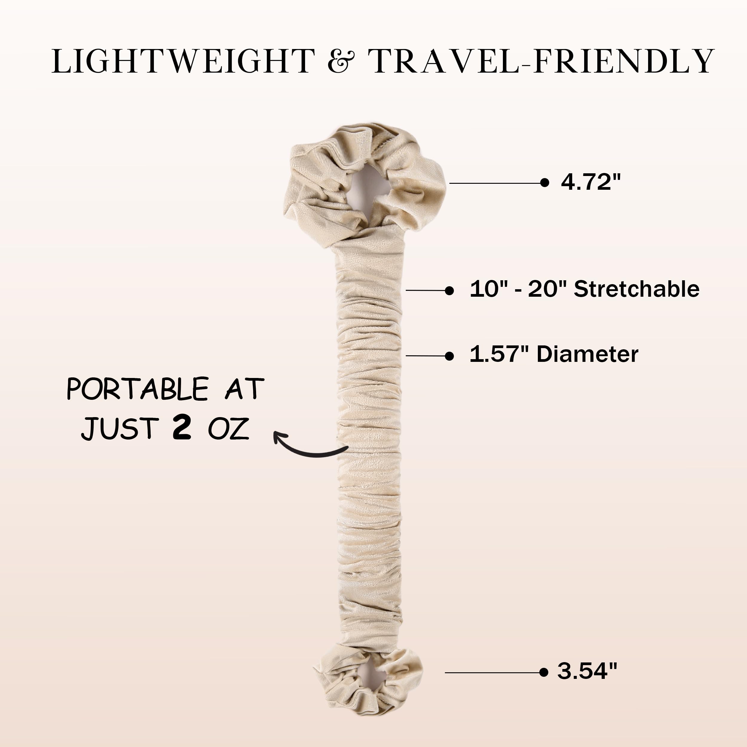 RIFFIN tucked into travel pouch demonstrating packing-friendly design