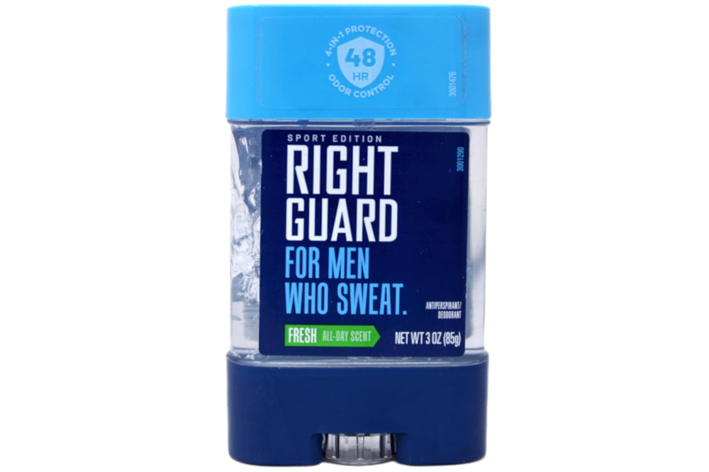 Right Guard Sport cap detail with twist top for controlled application
