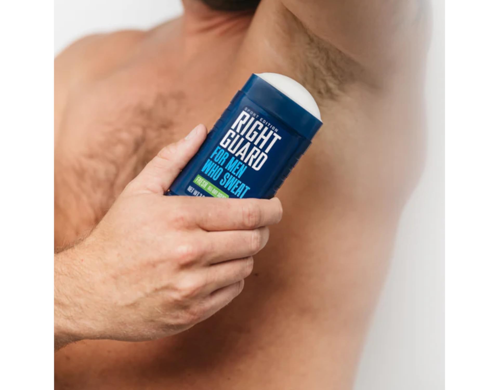 Right Guard four-pack layout offering value and convenient extras