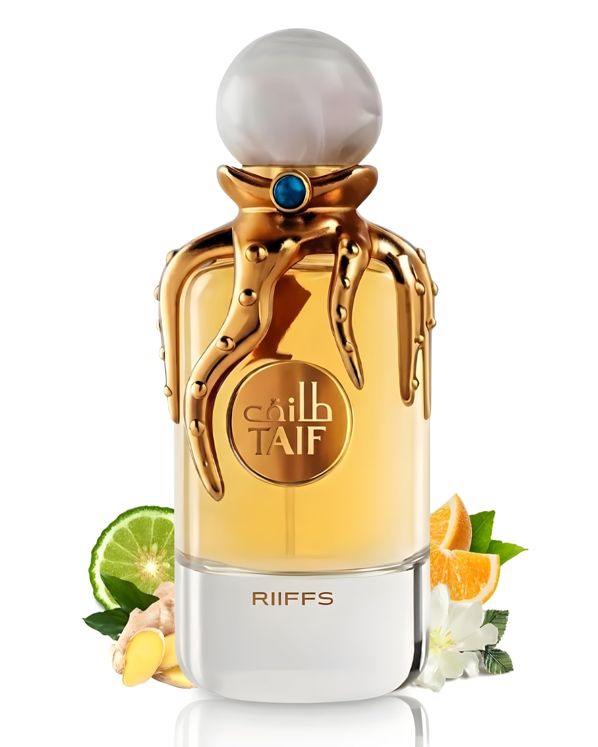 RiiFFS Taif being sprayed on skin demonstrating fresh uplift benefit
