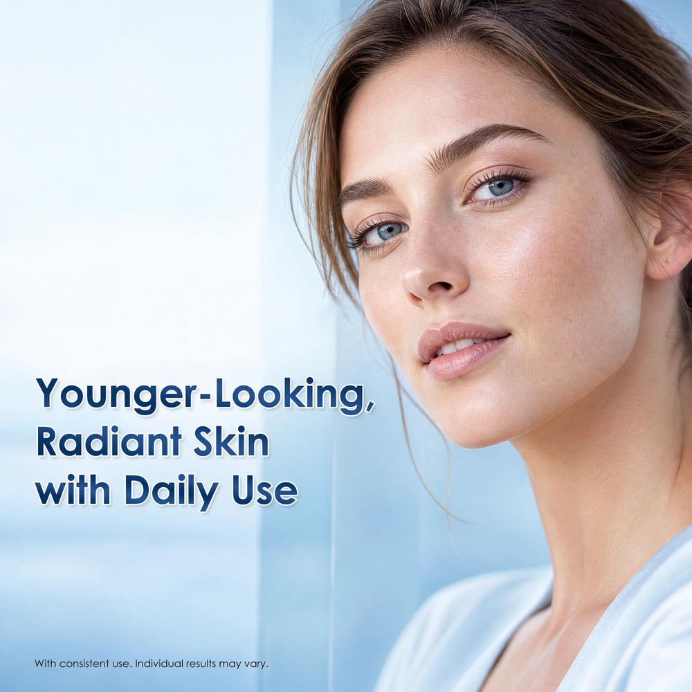 Rimyoi serum applied to cheek showing smooth application and quick layerability