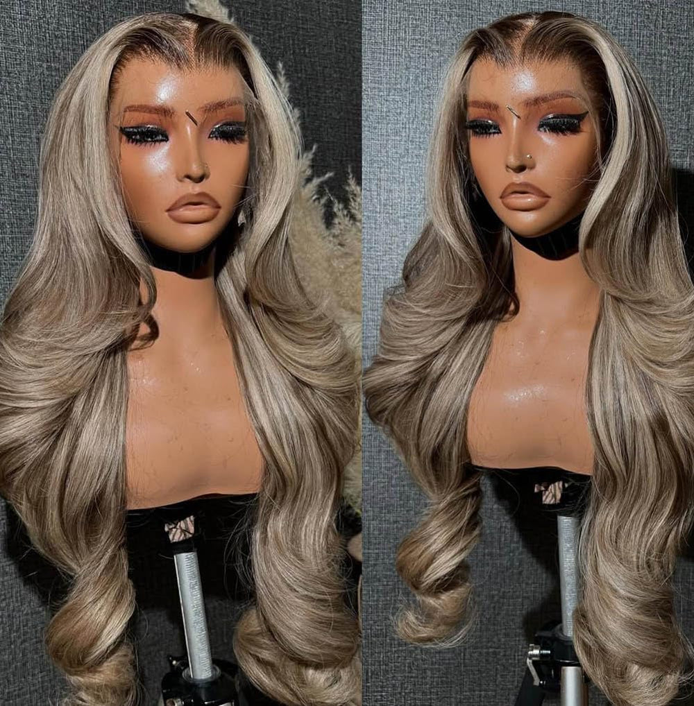 Rina close-up of 13x6 lace Lagos hairline highlighting realistic edge and blend