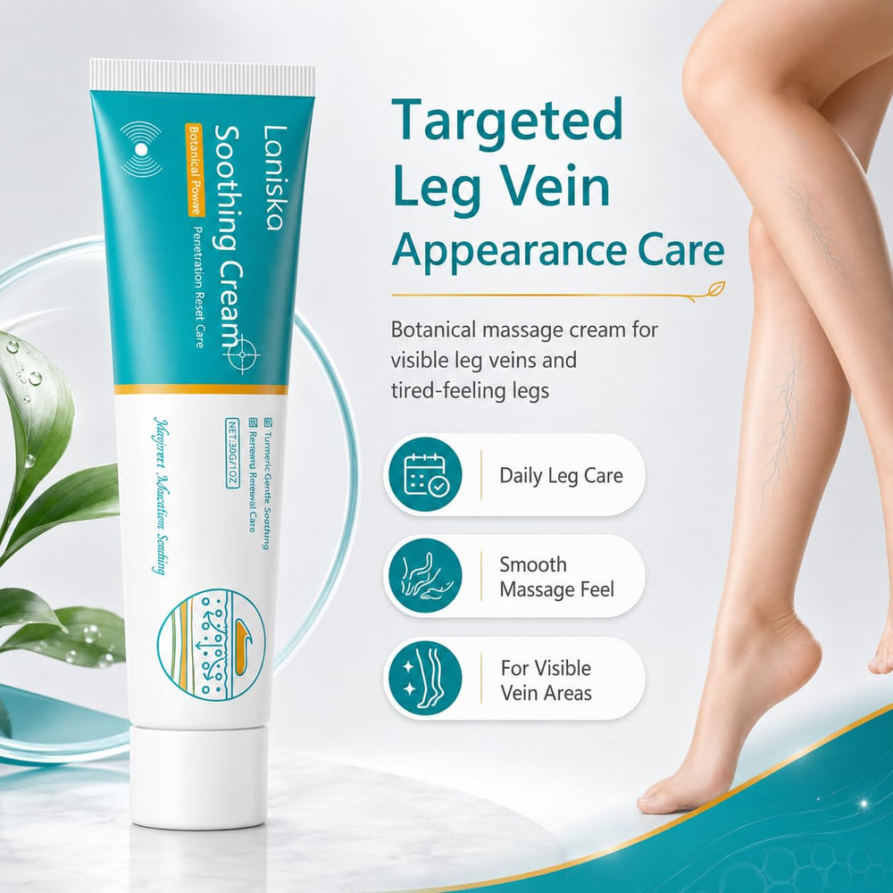 Rinready Laniska cream texture close-up demonstrating fast-absorbing, non-greasy feel