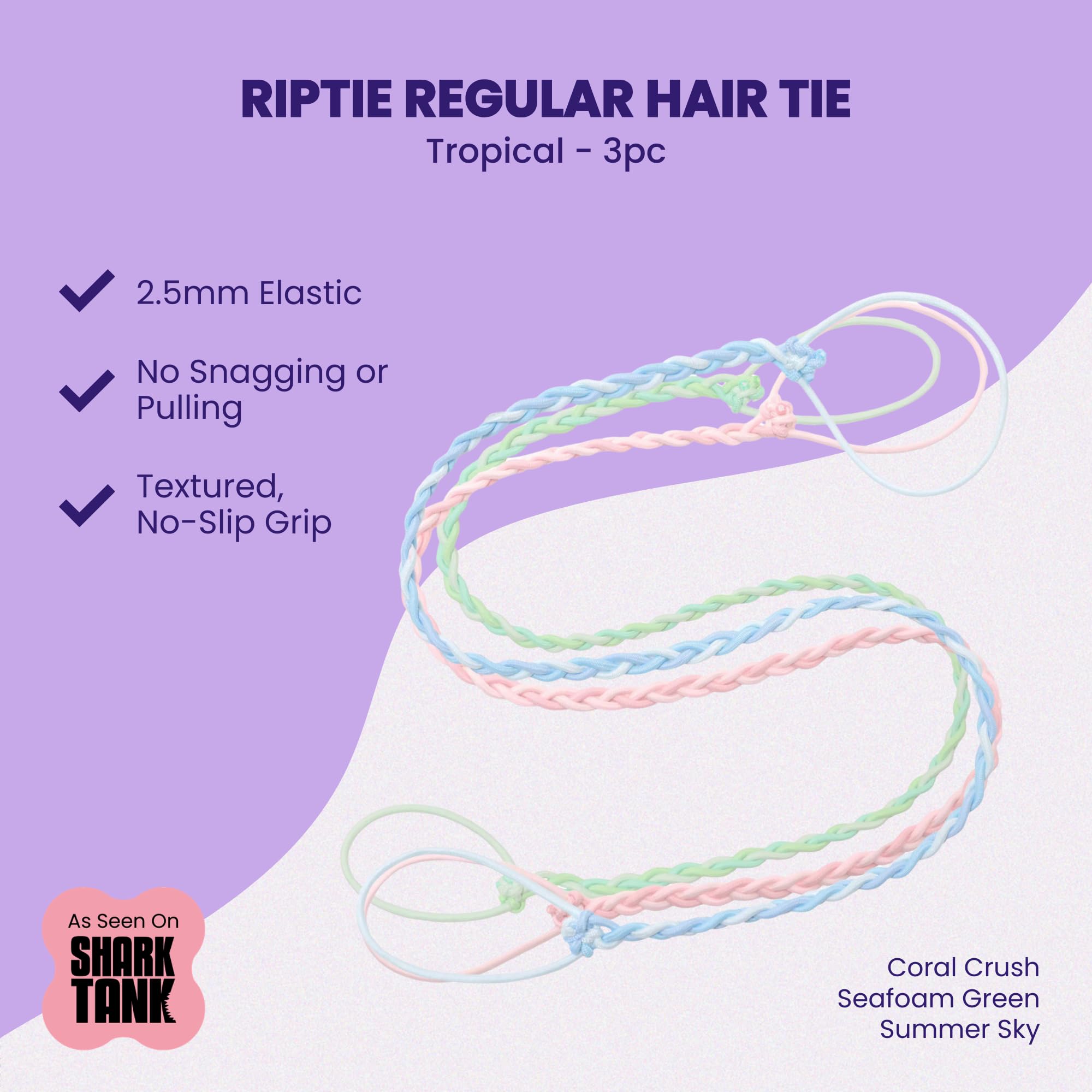 Rip Tie nylon texture close-up highlighting tangle-free design