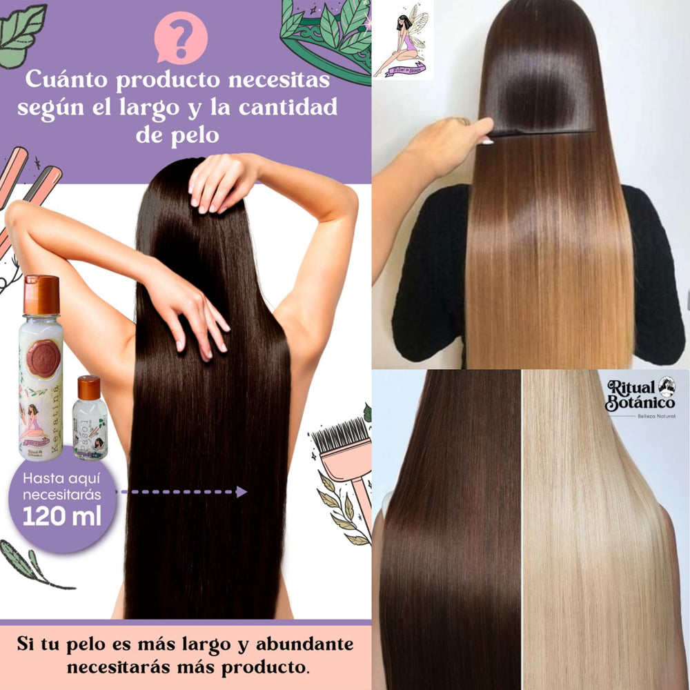 Ritual Botánico application step by step demonstrating easy at‑home use and results