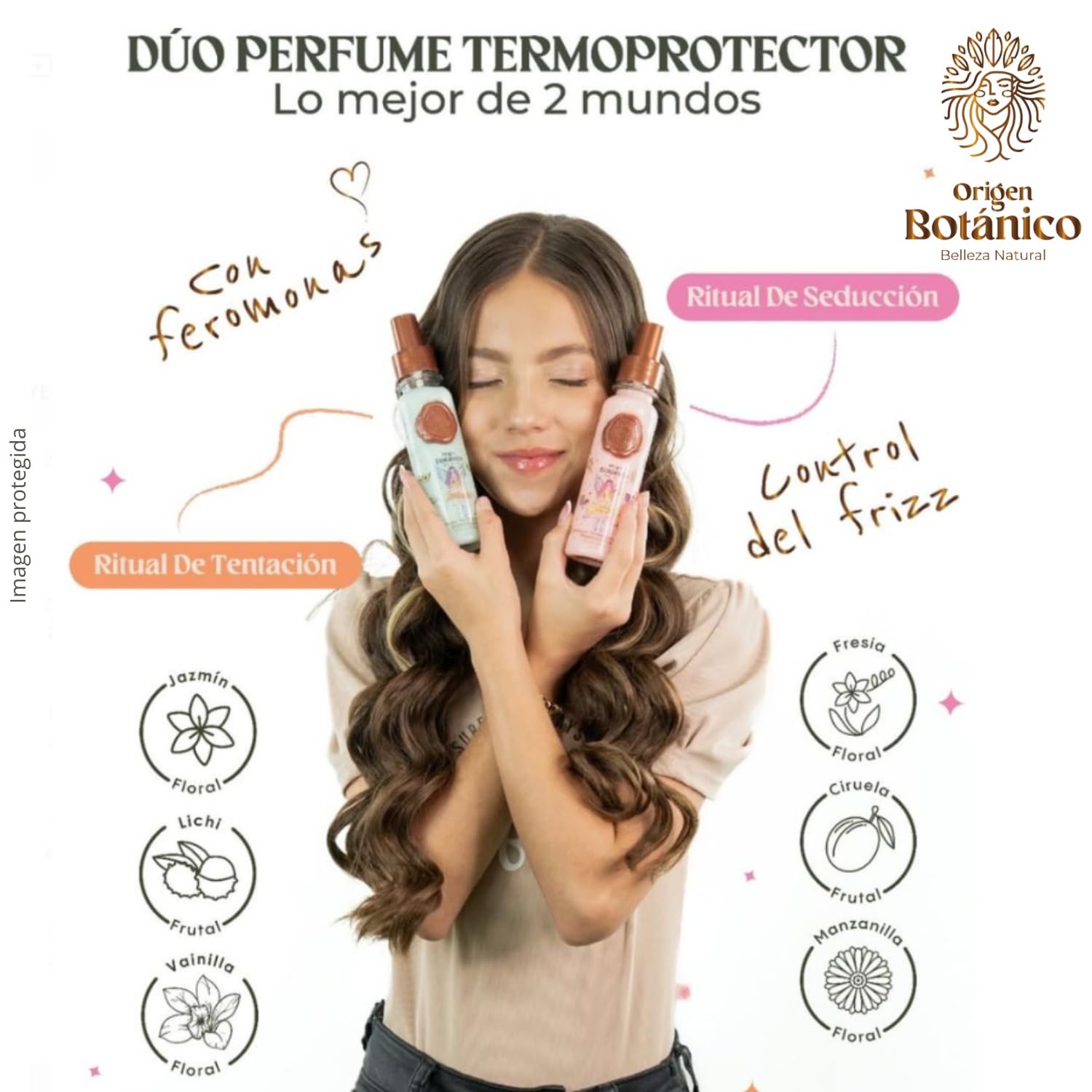 Ritual Botanico application on damp hair demonstrating detangling and ease