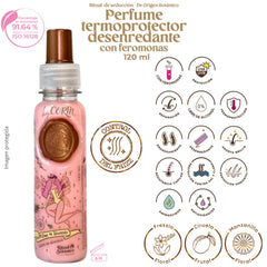 Ritual Botanico Ritual de Seducción close-up nozzle and pink bottle, scented protection