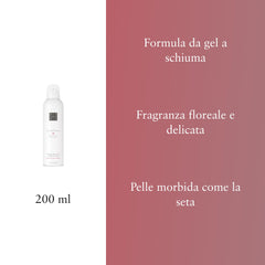 RITUALS creamy foam texture on hand illustrating rich lather and gentle cleansing