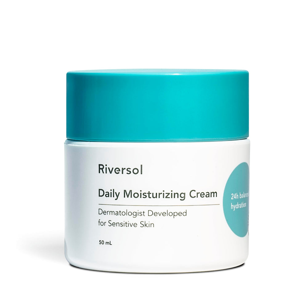 Riversol front jar showing product and calming benefit