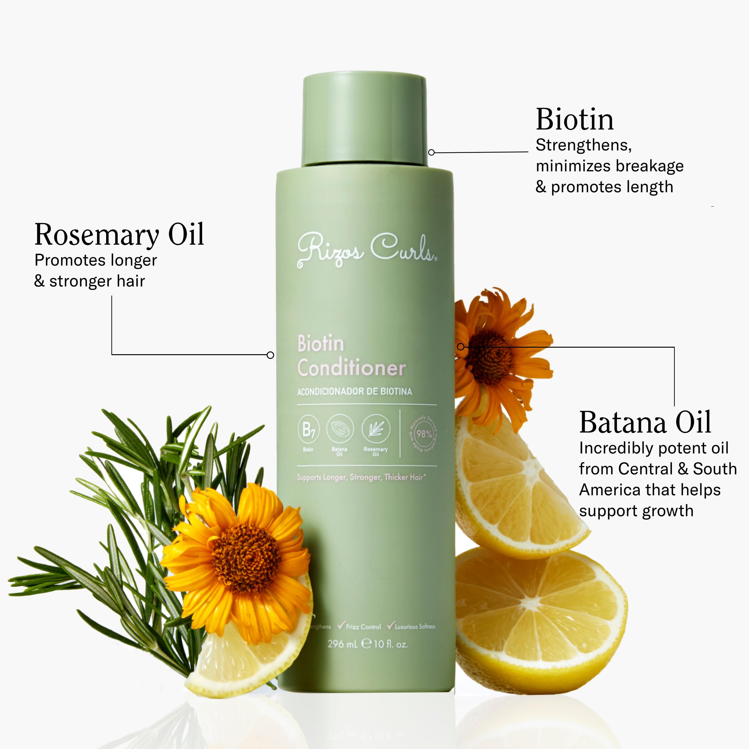 Rizos Curls pump dispensing creamy conditioner texture for slip