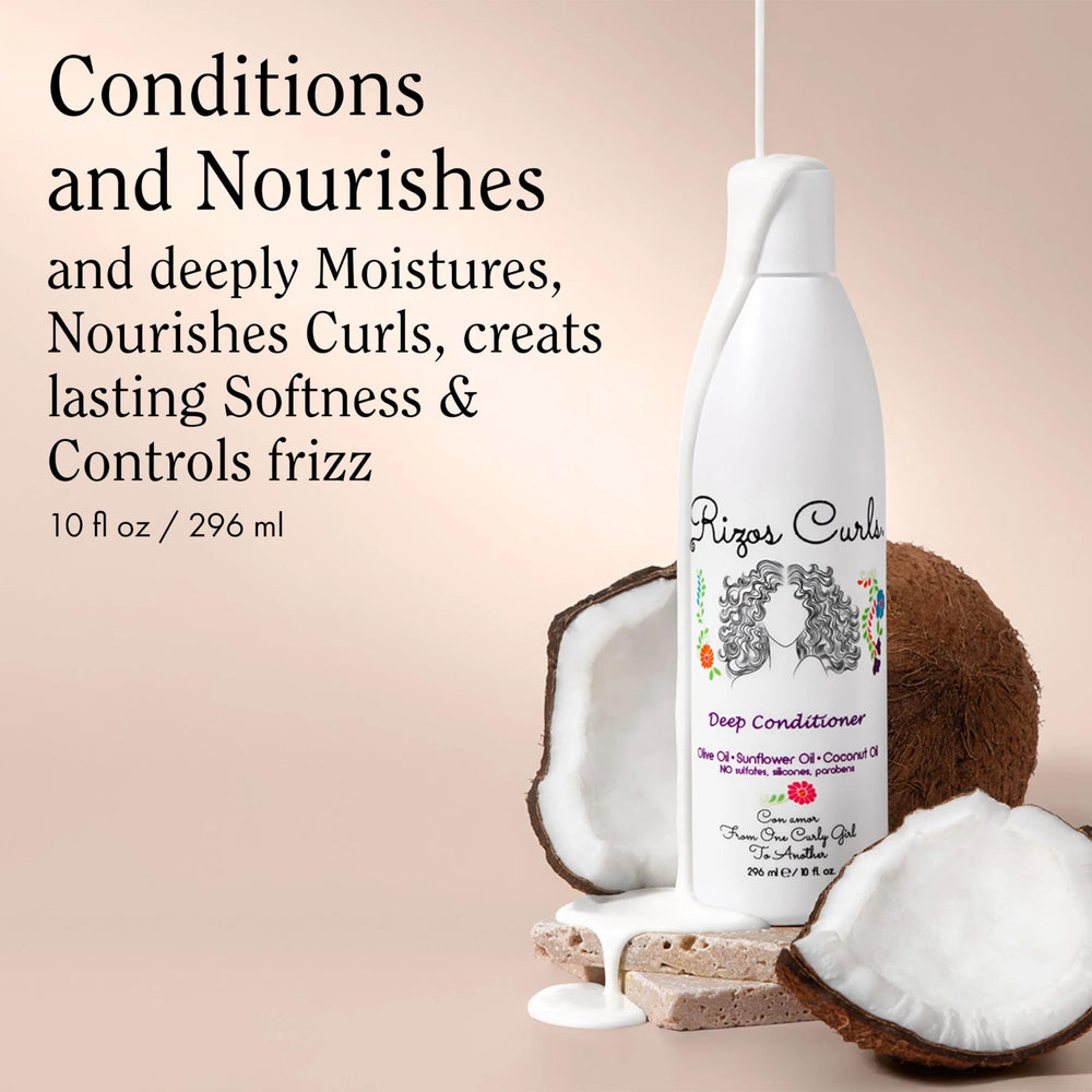 Rizos Curls open jar texture close-up highlighting creamy moisturizing texture