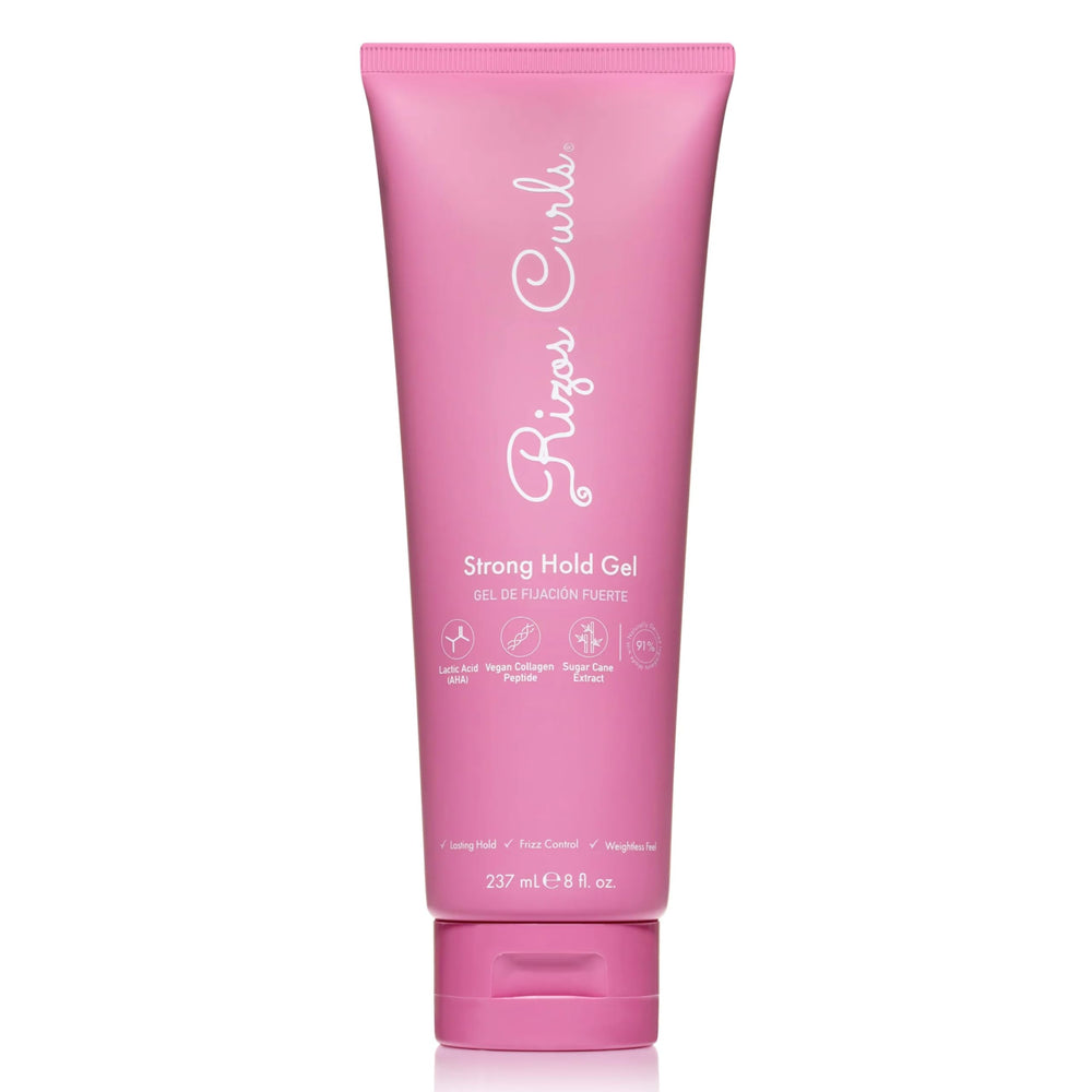 Rizos Curls front packaging 8oz showing product and benefits