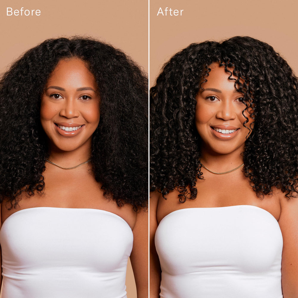 Rizos Curls ingredients shot with mango and lychee for nourishing benefits