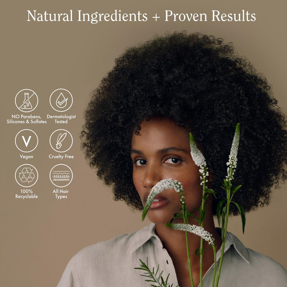 Rizos Curls in bathroom routine lifestyle shot showing easy integration