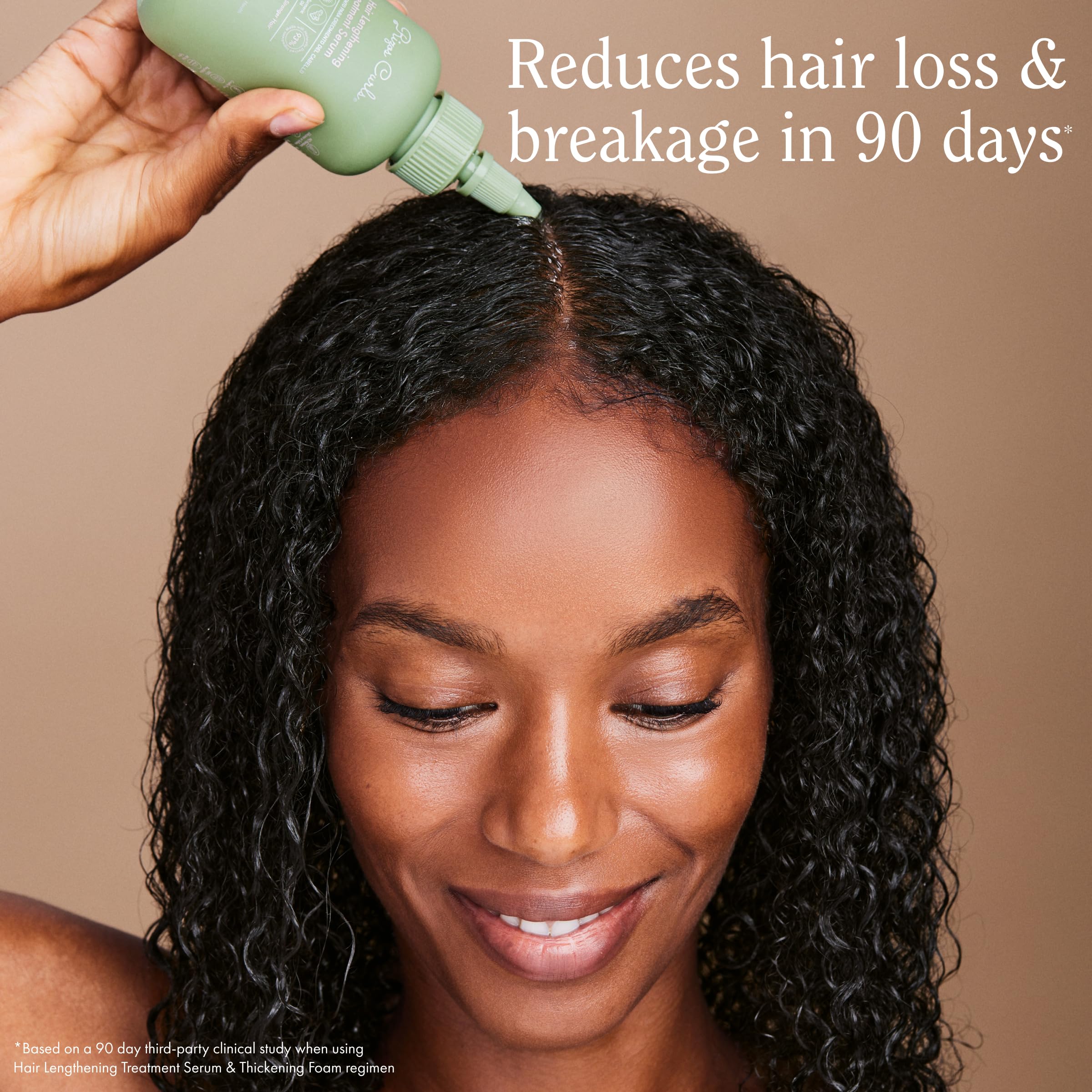 Rizos Curls texture close-up demonstrating lightweight absorption