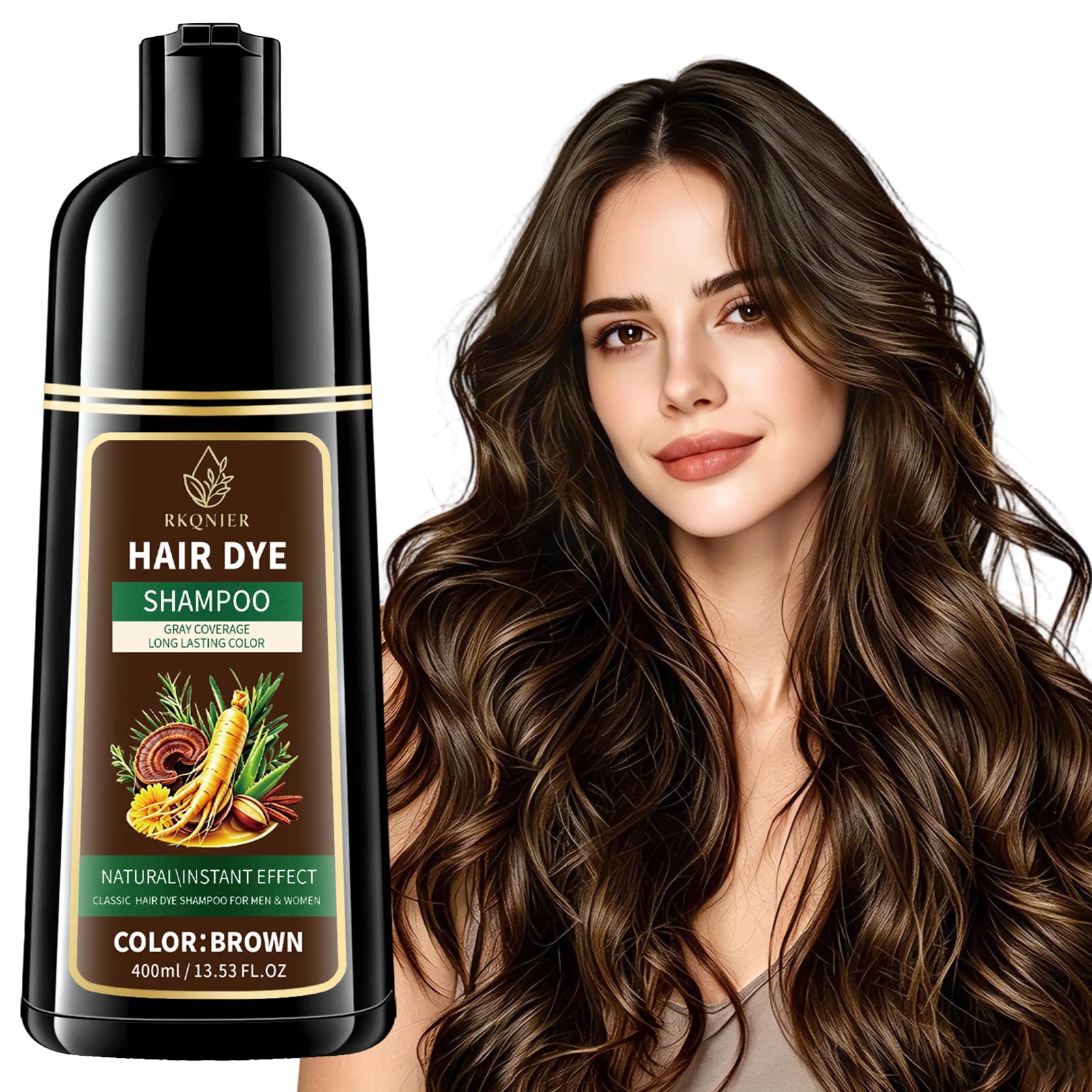 RKQNIER front packaging bottle showing product and benefit of easy application