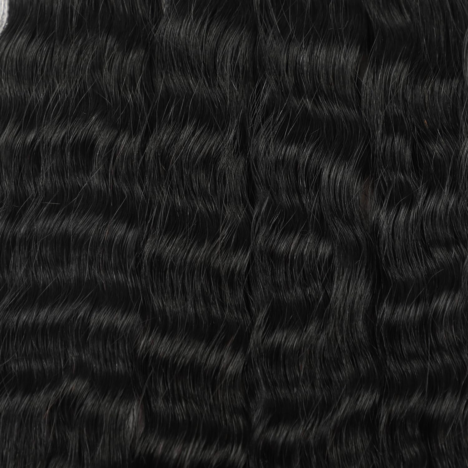 RLHAIR bundle on hand for scale showing 16 inch length and manageable pack size