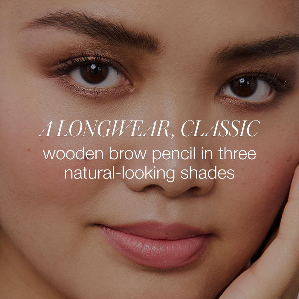 RMS Back2Brow dual-ended spoolie and sharpener for neat grooming