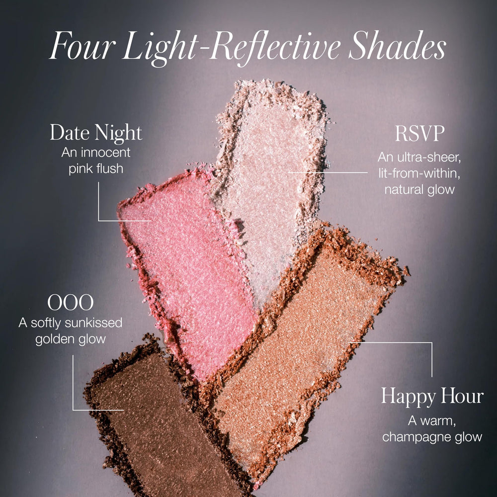 RMS Beauty texture swiped on skin showing gel2powder smooth blend benefit