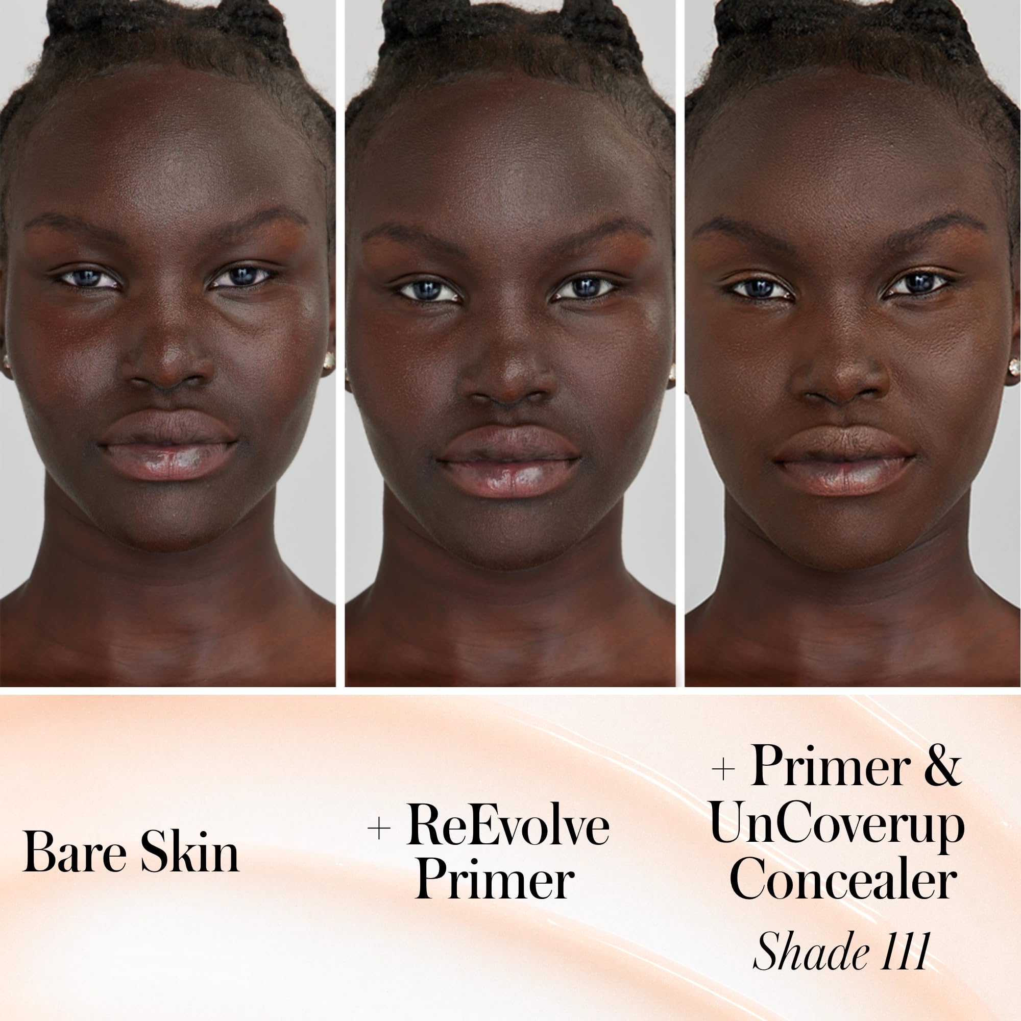 RMS Beauty primer next to coin to show compact one-ounce travel-friendly size
