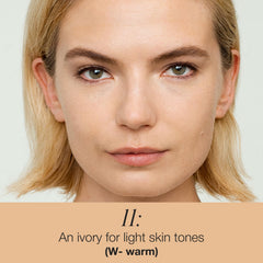 RMS Beauty applied under eye demonstrating brightening effect for tired skin