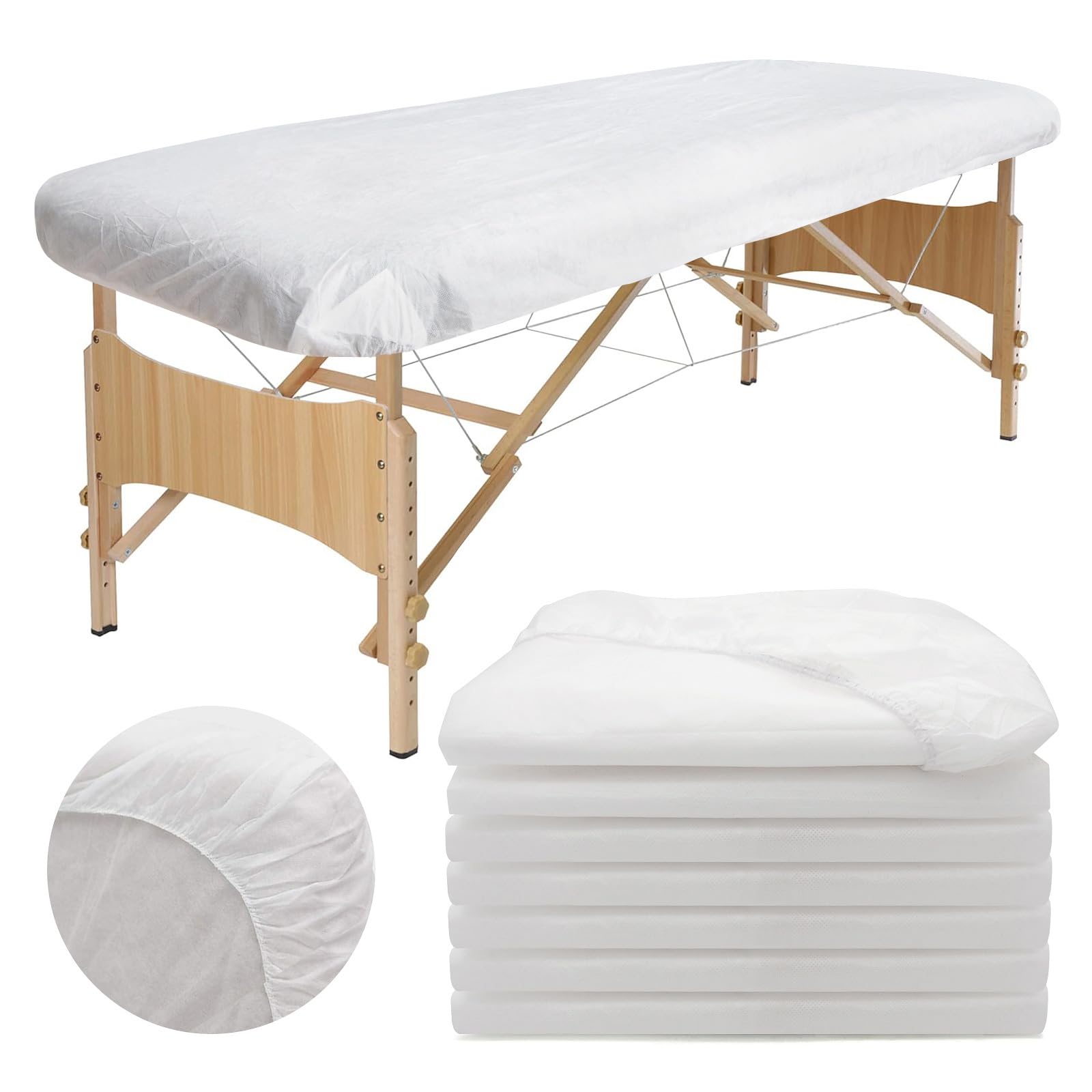 rngwaper front packaging showing 50 disposable fitted sheets and convenience