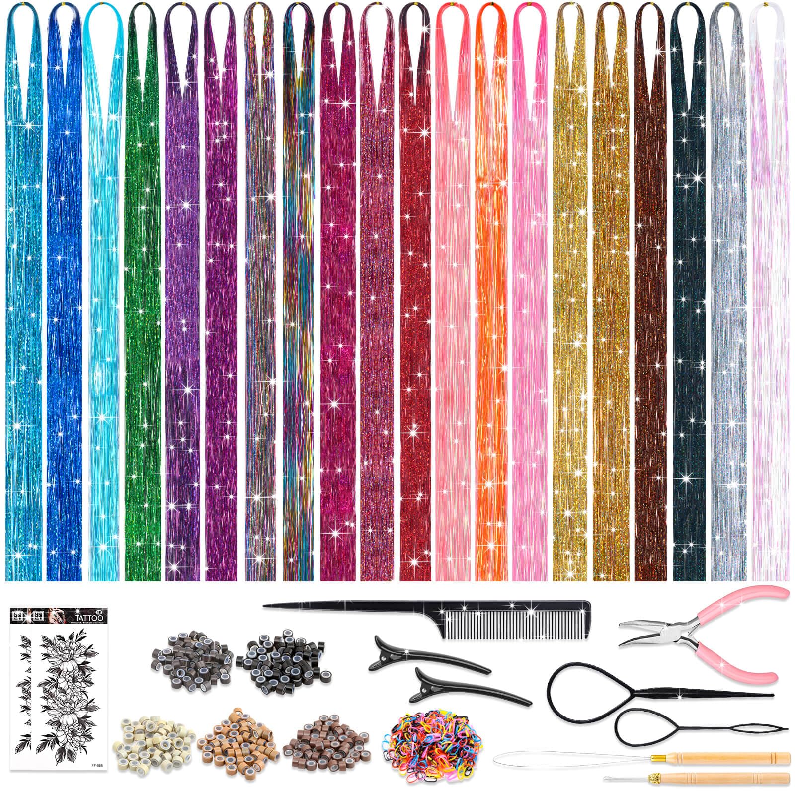 ROADPLUM front packaging showing full tinsel kit and included tools for easy setup
