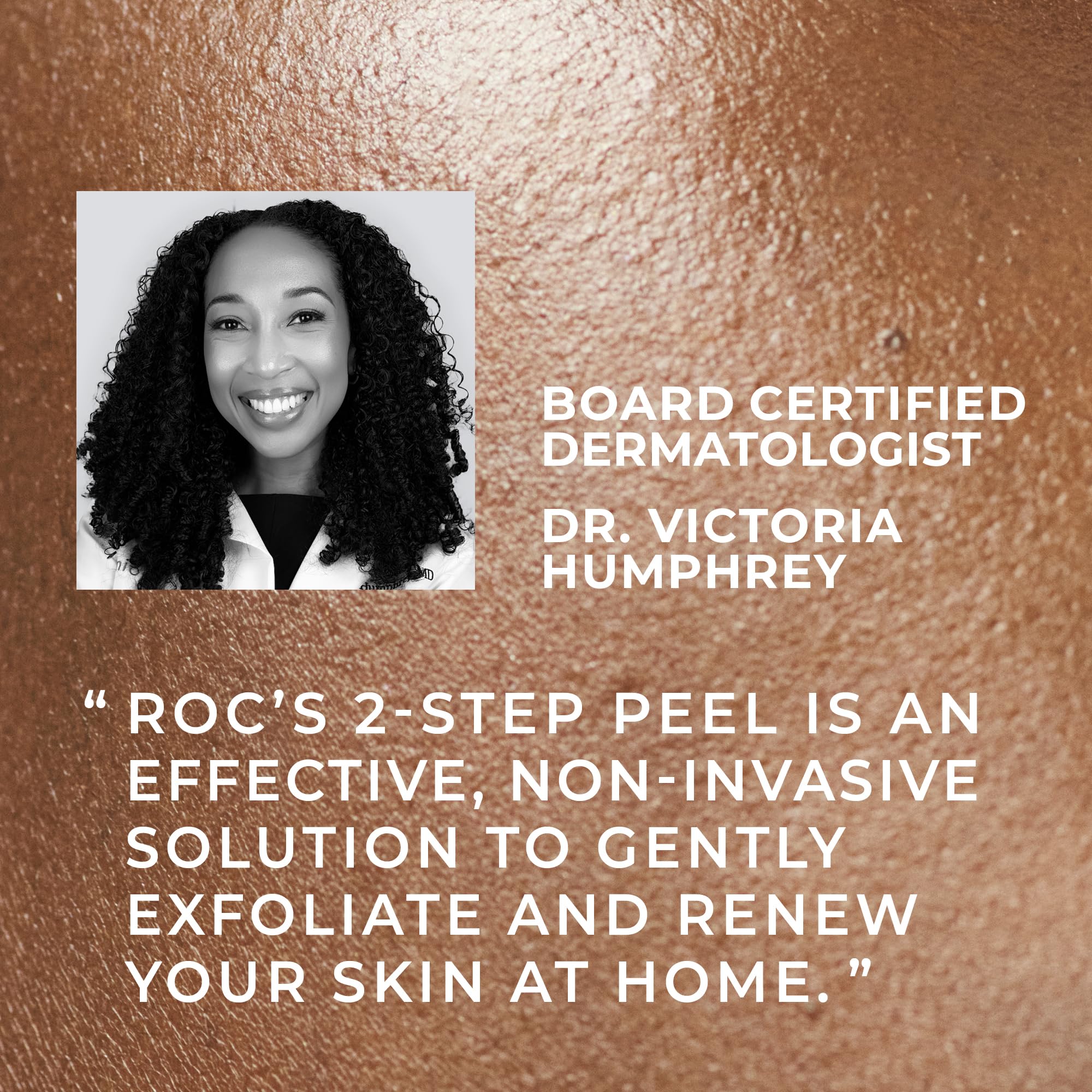 RoC application on jawline demonstrating targeted smoothing benefit