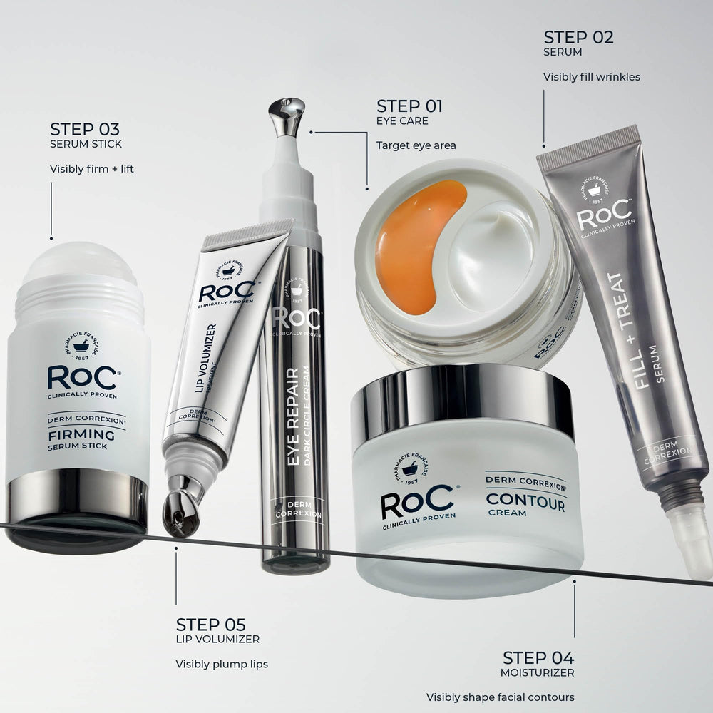 RoC tube on bathroom vanity conveying everyday routine and convenient placement