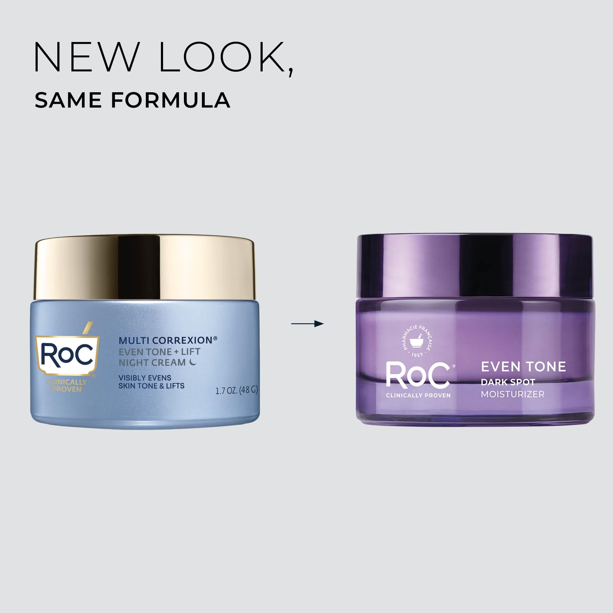 RoC close-up of creamy texture, illustrates rich hydration and smooth spreadability
