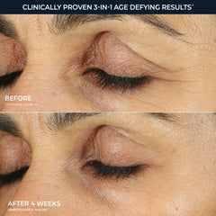RoC eye cream on vanity showing everyday routine compatibility and convenience