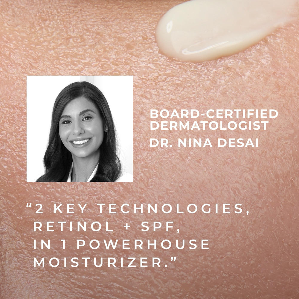 RoC before and after timeline graphic suggesting visible wrinkle improvement