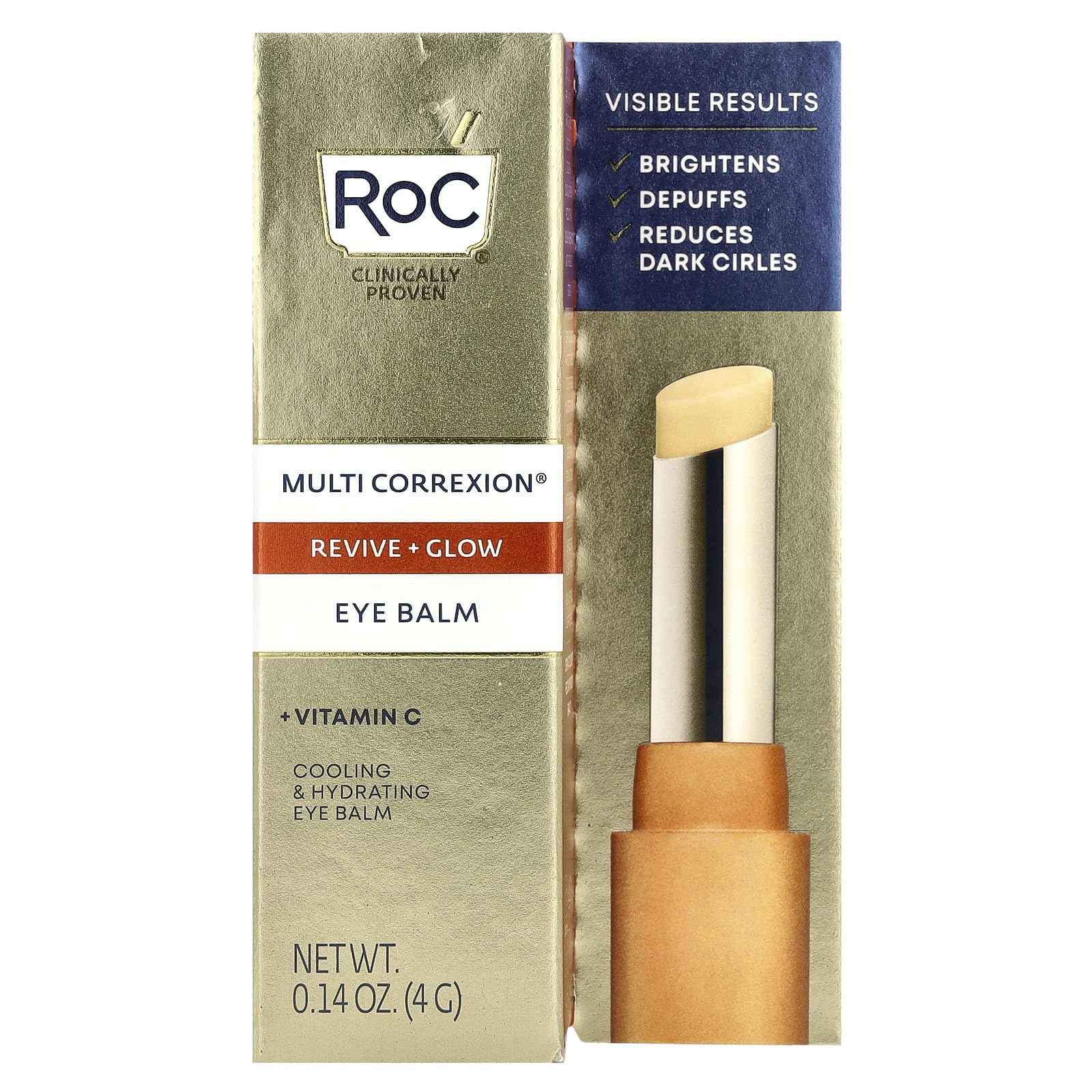 RoC close-up of clear balm texture highlighting smooth glide and cooling hydration benefit
