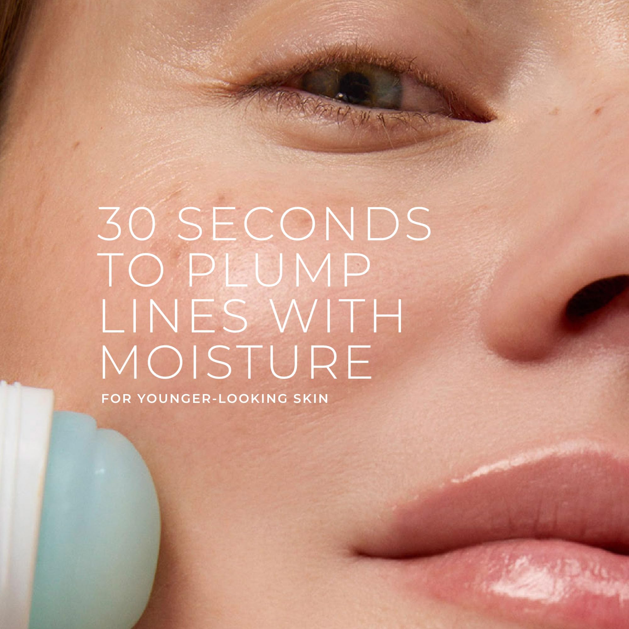 RoC serum stick open with smooth applicator tip demonstrating easy glide