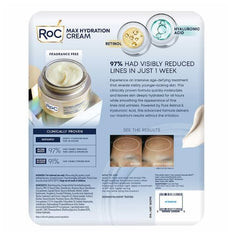 RoC cream texture close-up showing smooth consistency and hydrating richness