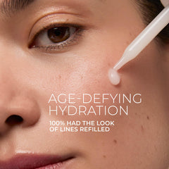 RoC close-up of the milky texture highlighting fast absorption and lightweight feel