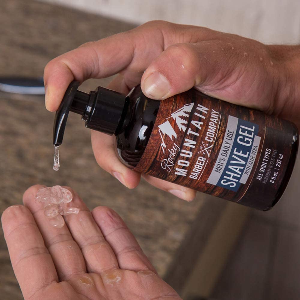 Rocky Mountain Barber Company used to trim beard edges showing precise shaping advantage