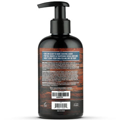 Rocky Mountain Barber Company pump cap close-up for easy one-handed dispensing benefit