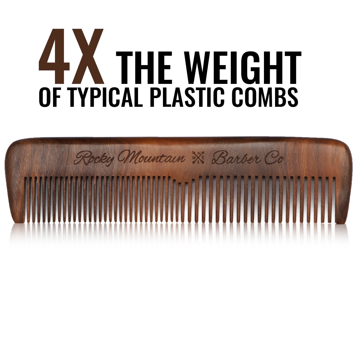 Rocky Mountain Barber Company premium carry pouch and box protecting comb during travel