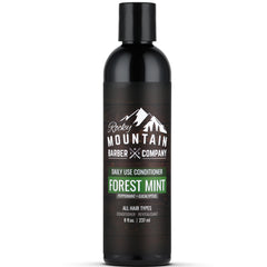 Rocky Mountain Barber Company front bottle showing label and hydration benefits