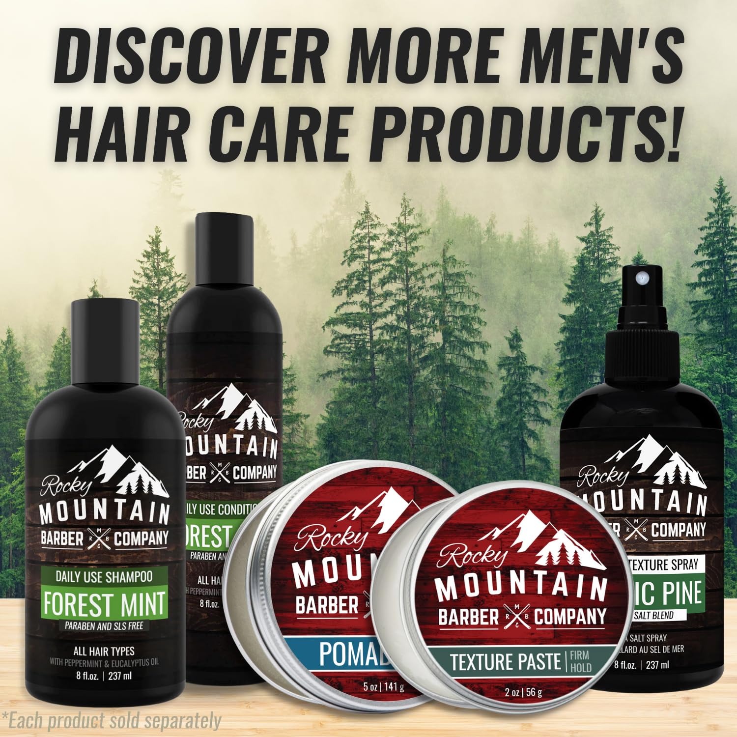 Rocky Mountain Barber Company small-batch stamp indicating freshness and quality control