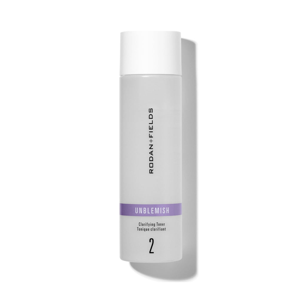 RODAN + FIELDS front bottle view showing packaging and clear benefits