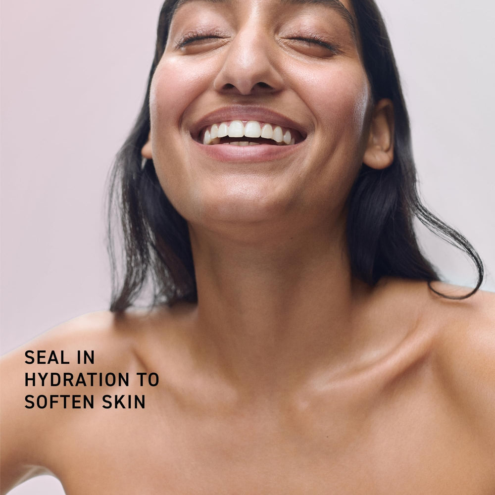 RODAN + FIELDS dispensing lotion into hand demonstrating quick absorption
