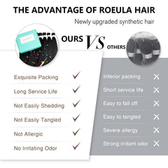 Roeula braids in use demonstrating crochet style and neat, long-lasting finish